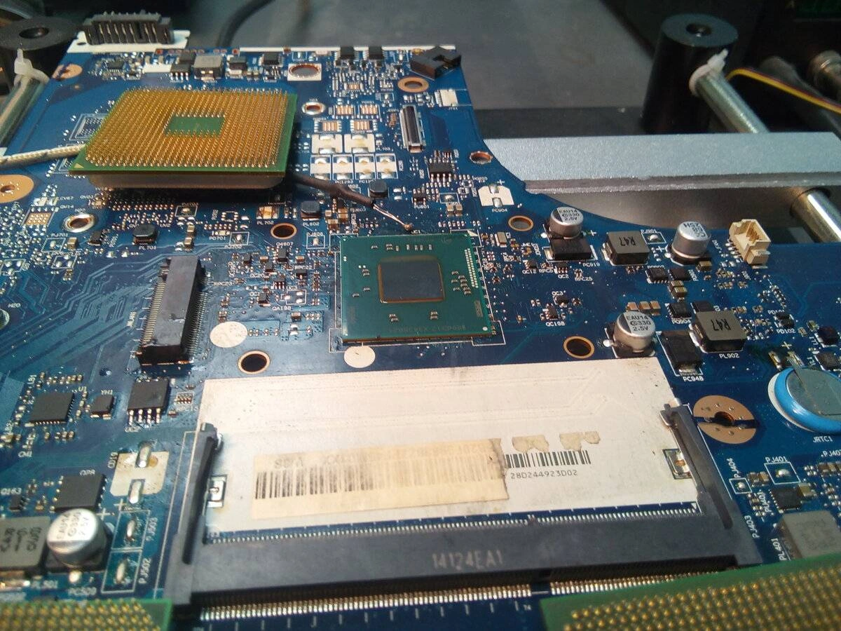 Замена процессора на ноутбуке Lenovo