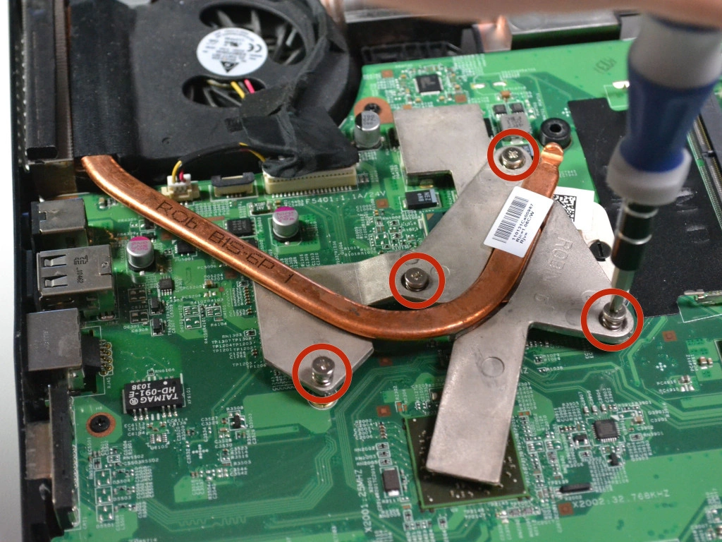 Замена процессора в ноутбуках Dell