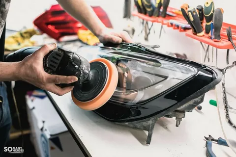 Восстановление фар после механических повреждений