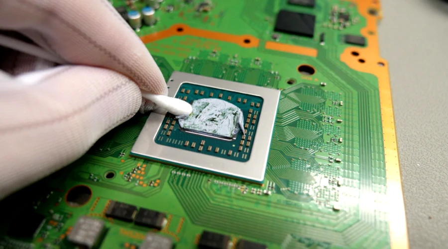 Замена термопасты